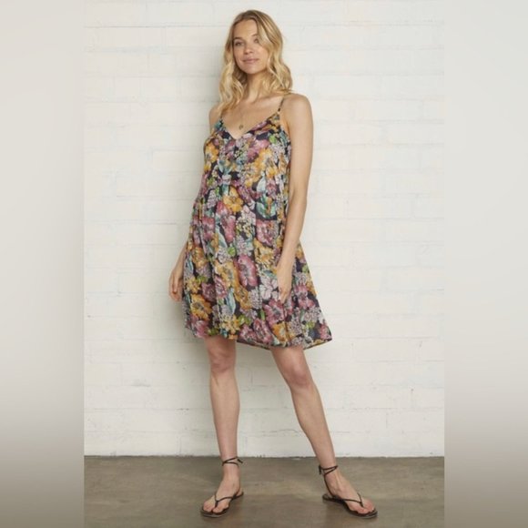 Rachel Pally Chiffon Lola Dress Bouquet Size Large - Picture 1 of 13